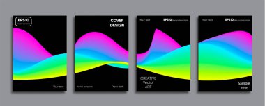 Yaratıcı renkli kapak. Kapak tasarımı.