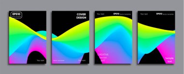 Yaratıcı renkli kapak. Kapak tasarımı.