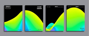 Yaratıcı renkli kapak. Kapak tasarımı.