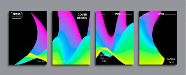 Yaratıcı renkli kapak. Kapak tasarımı.