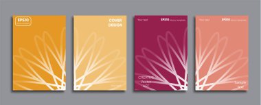 Yaratıcı renkli kapak. Kapak tasarımı.