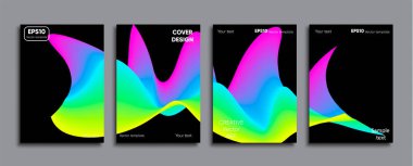 Yaratıcı renkli kapak. Kapak tasarımı.