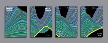 Yaratıcı renkli kapak. Kapak tasarımı.