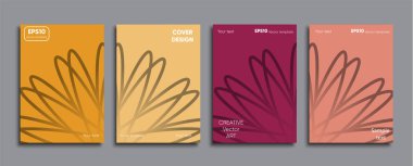 Yaratıcı renkli kapak. Kapak tasarımı.