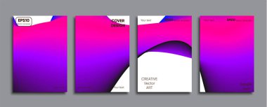 Yaratıcı renkli kapak. Kapak tasarımı.