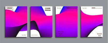 Yaratıcı renkli kapak. Kapak tasarımı.