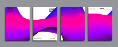 Yaratıcı renkli kapak. Kapak tasarımı.