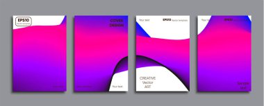 Yaratıcı renkli kapak. Kapak tasarımı.