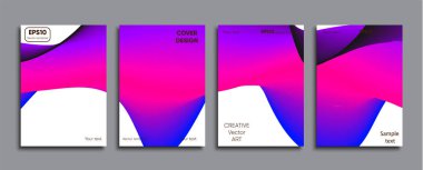 Yaratıcı renkli kapak. Kapak tasarımı.