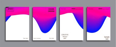 Yaratıcı renkli kapak. Kapak tasarımı.