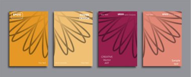 Yaratıcı renkli kapak. Kapak tasarımı.