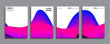 Yaratıcı renkli kapak. Kapak tasarımı.