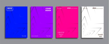 Yaratıcı renkli kapak. Kapak tasarımı.