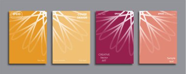 Yaratıcı renkli kapak. Kapak tasarımı.