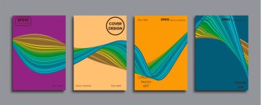 Yaratıcı renkli kapak. Kapak tasarımı.