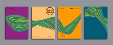 Yaratıcı renkli kapak. Kapak tasarımı.