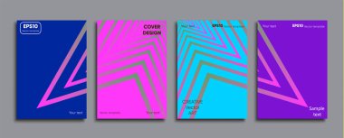 Yaratıcı renkli kapak. Kapak tasarımı.