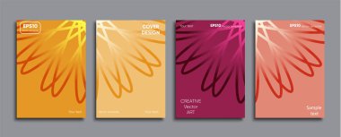 Yaratıcı renkli kapak. Kapak tasarımı.