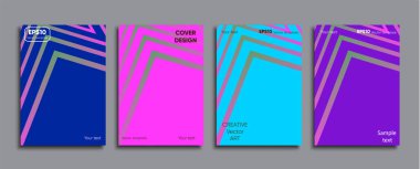 Yaratıcı renkli kapak. Kapak tasarımı.