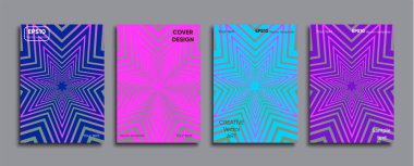 Yaratıcı renkli kapak. Kapak tasarımı.