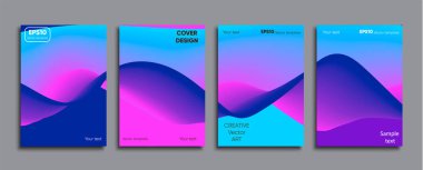 Yaratıcı renkli kapak. Kapak tasarımı.