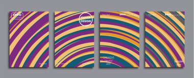 Yaratıcı renkli kapak. Kapak tasarımı.