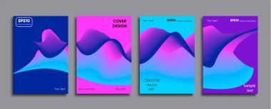 Yaratıcı renkli kapak. Kapak tasarımı.