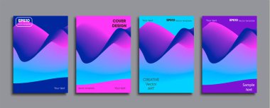 Yaratıcı renkli kapak. Kapak tasarımı.