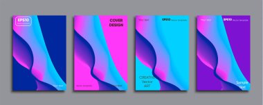 Yaratıcı renkli kapak. Kapak tasarımı.