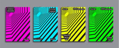 Yaratıcı renkli kapak. Kapak tasarımı.