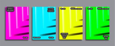 Yaratıcı renkli kapak. Kapak tasarımı.