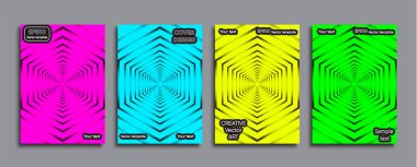 Yaratıcı renkli kapak. Kapak tasarımı.