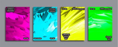 Yaratıcı renkli kapak. Kapak tasarımı.