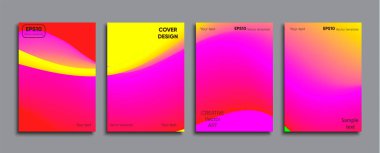 Yaratıcı renkli kapak. Kapak tasarımı.