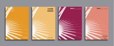 Yaratıcı renkli kapak. Kapak tasarımı.