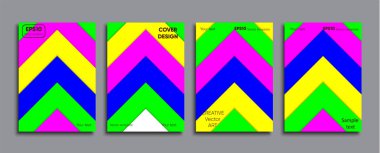 Yaratıcı renkli kapak. Kapak tasarımı.