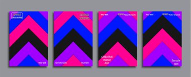 Yaratıcı renkli kapak. Kapak tasarımı.