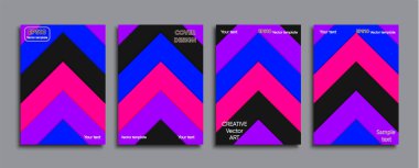 Yaratıcı renkli kapak. Kapak tasarımı.