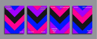 Yaratıcı renkli kapak. Kapak tasarımı.