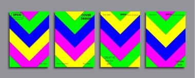 Yaratıcı renkli kapak. Kapak tasarımı.