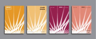 Yaratıcı renkli kapak. Kapak tasarımı.