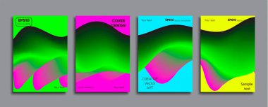 Yaratıcı renkli kapak. Kapak tasarımı.