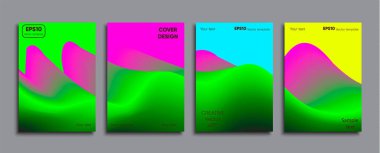 Yaratıcı renkli kapak. Kapak tasarımı.