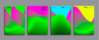 Yaratıcı renkli kapak. Kapak tasarımı.