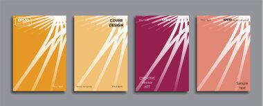 Yaratıcı renkli kapak. Kapak tasarımı.