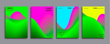 Yaratıcı renkli kapak. Kapak tasarımı.