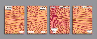 Yaratıcı renkli kapak. Kapak tasarımı.