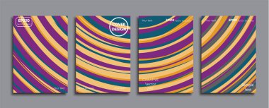 Yaratıcı renkli kapak. Kapak tasarımı.