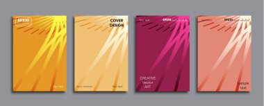 Yaratıcı renkli kapak. Kapak tasarımı.