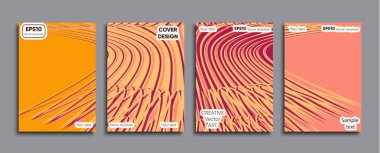 Yaratıcı renkli kapak. Kapak tasarımı.